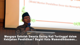 Sekolah Swasta Sering Tertinggal dalam Kebijakan Pendidikan? Begini Kata Wamendikdasmen...