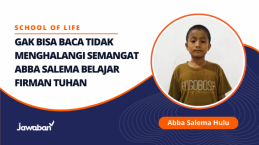 Gak Bisa Baca Tidak Menghalangi Semangat Abba Salema Belajar Firman Tuhan