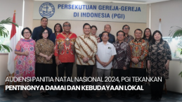 Audiensi Panitia Natal Nasional 2024, PGI Tekankan Pentingnya Damai dan Kebudayaan Lokal