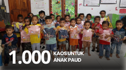 Super5 Bagikan Kado Natal 1.000 Kaos untuk Anak-Anak PAUD di NTT Bersama Mitra CBN