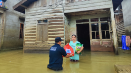 CBN Bergerak Menyalurkan Bantuan untuk Masyarakat Terdampak Banjir Landak