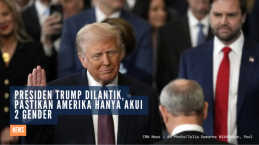 Presiden Trump Dilantik, Ia Pastikan Amerika Hanya Akui 2 Gender