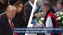 Trump Geram Dikhotbahi Uskup Washington Untuk Hormati Hak-hak LGBTQ+